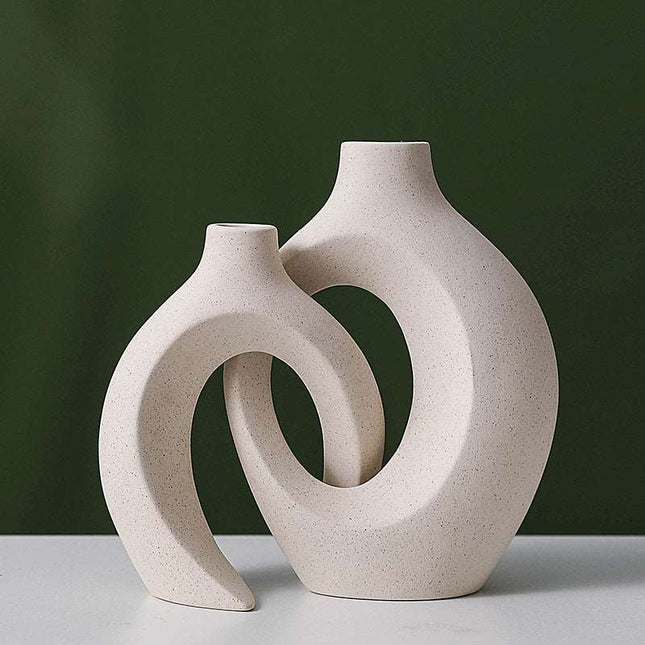Kreative Keramik Vase für Deko