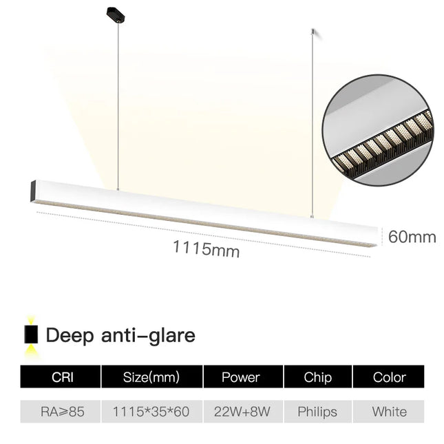 COOJUN LED-Pendelleuchte, Dali, dimmbar, Hängelampe, AC 110–240 V
