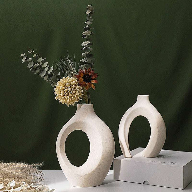 Kreative Keramik Vase für Deko